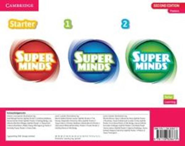 Picture of SUPER MINDS STARTER 1 AND 2 POSTER PACK - BRITISH ENGLISH - 2ND ED