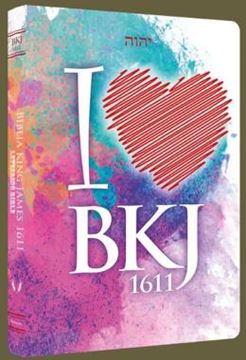 Imagem de BÍBLIA KING JAMES 1611 - ULTRAFINA LETTERING BIBLE I LOVE BKJ 1611