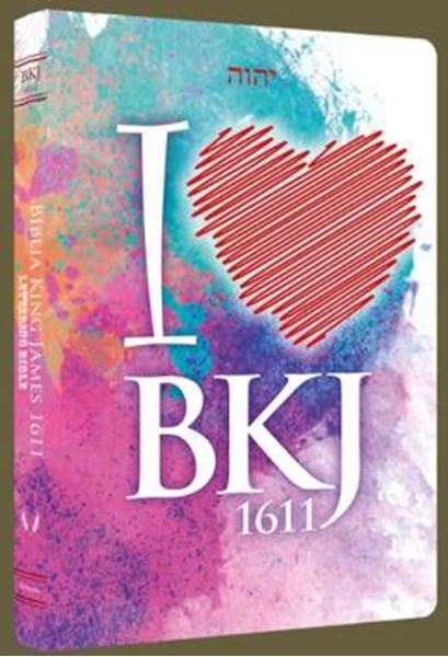 Picture of BÍBLIA KING JAMES 1611 - ULTRAFINA LETTERING BIBLE I LOVE BKJ 1611