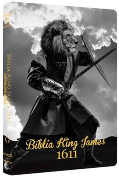 Picture of BÍBLIA KING JAMES 1611 - ULTRAFINA LETTERING BIBLE LEÃO GUERREIRO