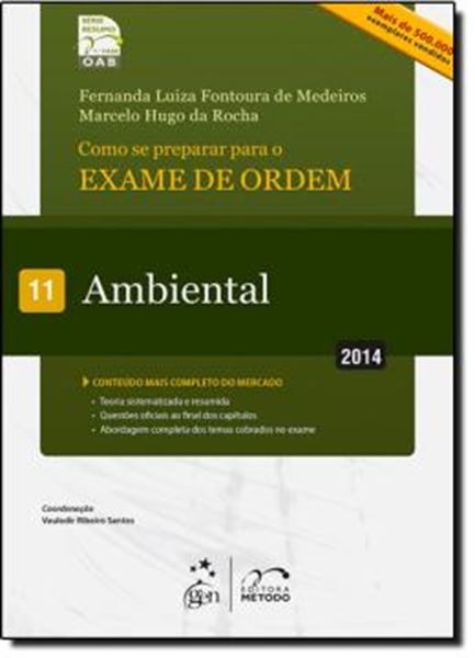 Picture of COMO SE PREPARAR PARA O EXAME DE ORDEM-1ª FASE - VOL. 11 - AMBIENTAL - 6ª EDICAO