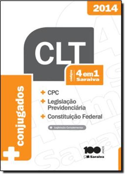 Picture of CODIGO 4 EM 1 CLT - CPC, LEGISLACAO PREVIDENCIARIA E CONSTITUICAO FEDERAL - 9ª ED