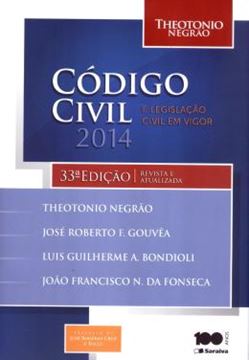 Imagem de CODIGO CIVIL E LEGISLACAO CIVIL EM VIGOR - 33º ED