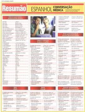 Imagem de RESUMAO - ESPANHOL CONVERSACAO MEDICA