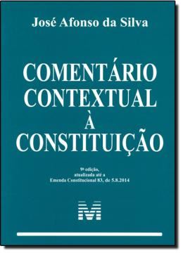 Imagem de COMENTARIO CONTEXTUAL A  CONSTITUICAO - 9ºED