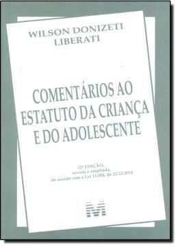 Imagem de COMENTARIOS AO ESTATUTO DA CRIANCA E DO ADOLESCENTE - 12º ED
