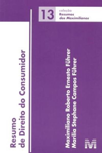 Picture of RESUMO DE DIREITO DO CONSUMIDOR - VOL. 13 - 1ª ED