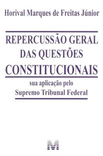 Picture of REPERCUSSAO GERAL DAS QUESTOES CONSTITUCIONAIS
