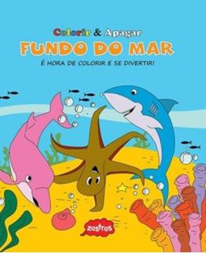 Imagem de FUNDO DO MAR - COLORIR E APAGAR