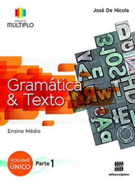 Picture of PROJETO MULTIPLO - GRAMATICA E TEXTO - VOL. UNICO