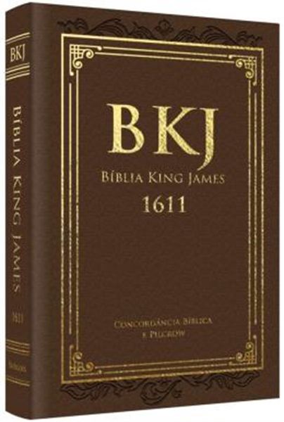 Picture of BIBLIA KING JAMES 1611 STANDARD COM CONCORDANCIA E PILCROW - MARROM - 2ª ED