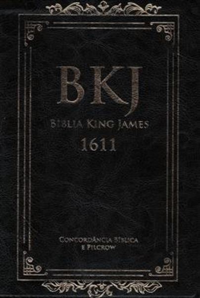 Picture of BIBLIA KING JAMES 1611 STANDARD COM CONCORDANCIA E PILCROW - PRETA - 2ª ED