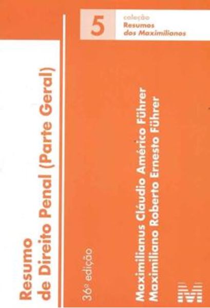 Picture of RESUMO DIREITO PENAL - VOL. 5 - 36ª ED