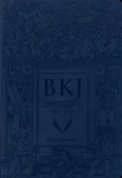 Picture of BIBLIA KING JAMES FIEL 1611 - LETRA ULTRA GIGANTE AZUL