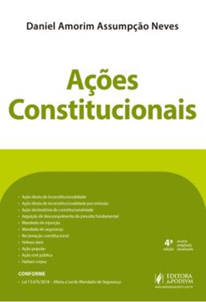 Picture of ACOES CONSTITUCIONAIS - 4ª ED