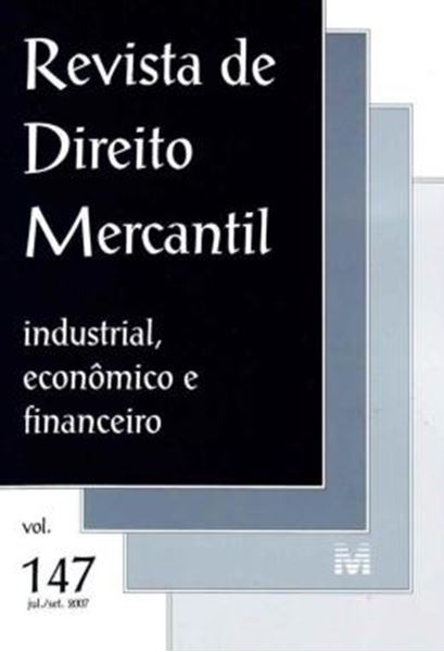 Picture of REVISTA DE DIREITO MERCANTIL - VOLUME 147 - INDUSTRIAL, ECONOMICO E FINANCEIRO