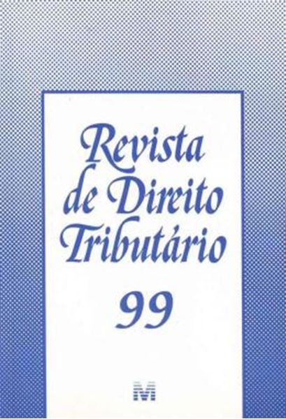 Picture of REVISTA DE DIREITO TRIBUTARIO - VOLUME 99