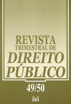 Imagem de REVISTA TRIMESTRAL DE DIREITO PUBLICO - VOLS. 49/50