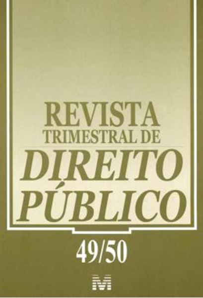 Picture of REVISTA TRIMESTRAL DE DIREITO PUBLICO - VOLS. 49/50