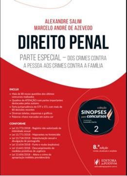 Imagem de SINOPSES PARA CONCURSOS - VOL. 2 - DIREITO PENAL - PARTE ESPECIAL - 8ª ED