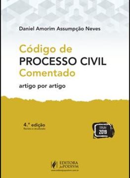 Imagem de CODIGO DE PROCESSO CIVIL COMENTADO - ARTIGO POR ARTIGO - 4ª ED