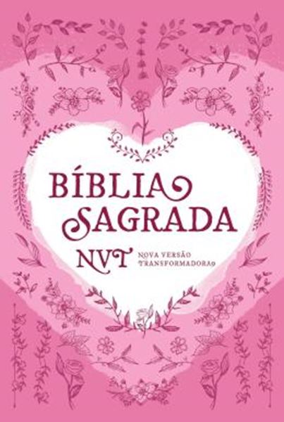 Picture of BIBLIA SAGRADA NVT - CORACAO ROSA