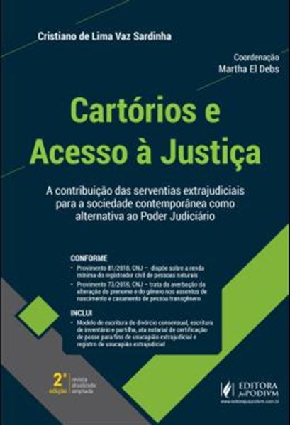 Picture of CARTORIOS E ACESSO A JUSTICA - 2ª ED