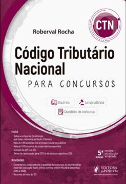Imagem de CODIGO TRIBUTARIO NACIONAL PARA CONCURSOS - CTN - 5ª ED