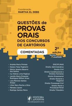 Imagem de QUESTOES DE PROVAS ORAIS DOS CONCURSOS DE CARTORIOS COMENTADAS - 2ª ED