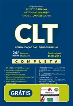 Imagem de CLT - CONSOLIDACAO DAS LEIS DO TRABALHO - 24ª ED.