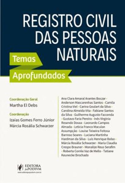 Picture of REGISTRO CIVIL DAS PESSOAS NATURAIS - TEMAS APROFUNDADOS