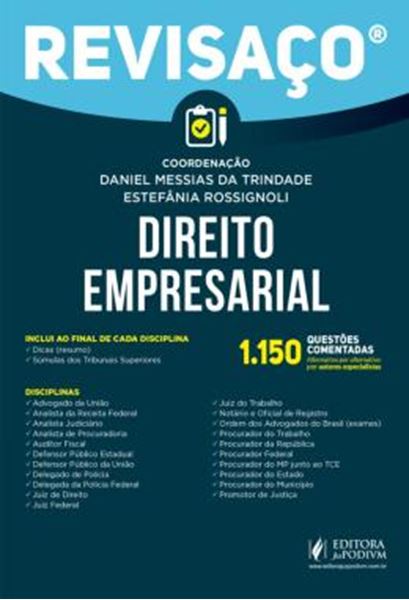Picture of REVISACO - DIREITO EMPRESARIAL - 1.150 QUESTOES COMENTADAS, ALTERNATIVA POR ALTERNATIVA POR AUTORES ESPECIALISTAS