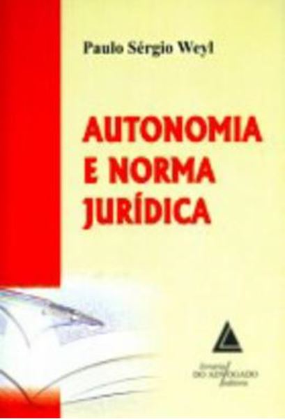 Picture of AUTONOMIA E NORMA JURIDICA