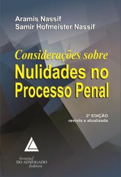 Imagem de CONSIDERACOES SOBRE NULIDADES NO PROCESSO PENAL - 2ª ED.