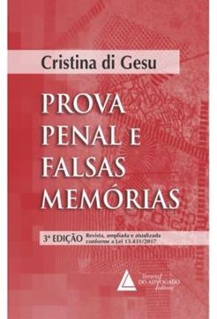 Imagem de PROVA PENAL E FALSAS MEMORIAS