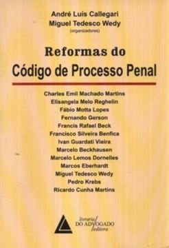 Imagem de REFORMAS DO CODIGO DE PROCESSO PENAL