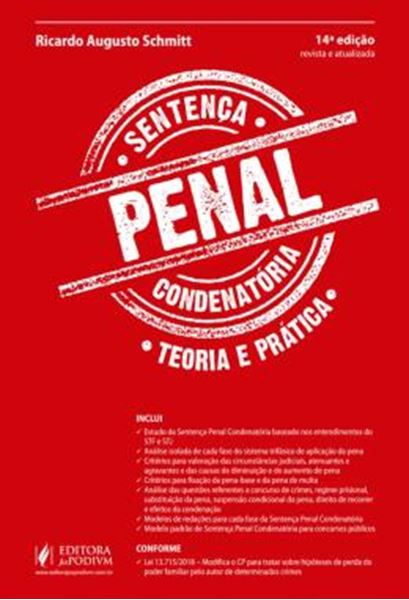 Picture of SENTENCA PENAL CONDENATORIA - TEORIA E PRATICA