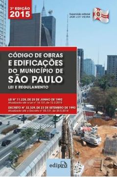 Imagem de CODIGO DE OBRAS E EDIFICACOES DO MUNICIPIO DE SAO PAULO
