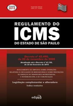 Imagem de REGULAMENTO DO ICMS DO ESTADO DE SAO PAULO