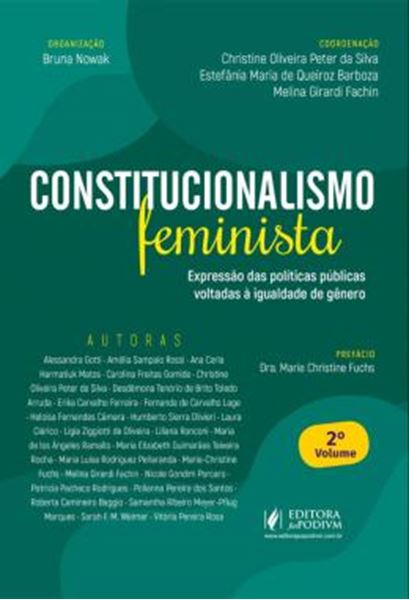 Picture of CONSTITUCIONALISMO FEMINISTA - VOLUME 2 - EXPRESSAO DAS POLITICAS PUBLICAS VOLTADAS A IGUALDADE DE GENERO