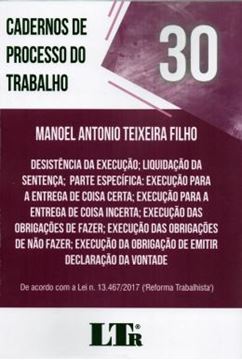 Imagem de CADERNOS DE PROCESSO DO TRABALHO Nº 30
