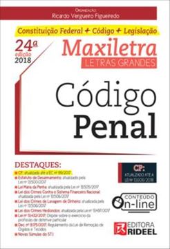 Imagem de CODIGO PENAL – MAXILETRA – CONSTITUICAO FEDERAL + CODIGO + LEGISLACAO - VOLUME  - 