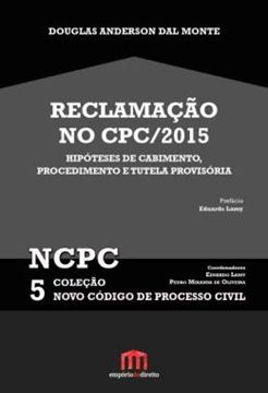 Imagem de RECLAMACAO NO CPC/2015 - VOLUME 5