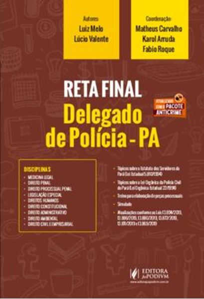 Picture of RETA FINAL - DELEGADO DE POLICIA - PA