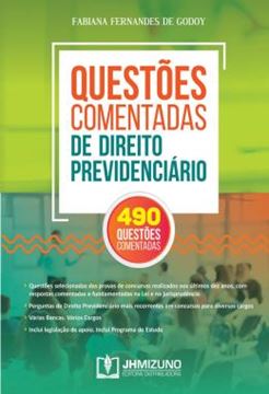 Imagem de QUESTOES COMENTADAS DE DIREITO PREVIDENCIARIO