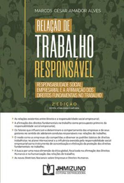Picture of RELACAO DE TRABALHO RESPONSAVEL - RESPONSABILIDADE SOCIAL EMPRESARIAL E A AFIRMACAO DOS DIREITOS FUNDAMENTAIS NO TRABALHO