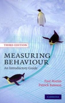 Imagem de MEASURING BEHAVIOUR - AN INTRODUCTORY GUIDE - 3RD ED