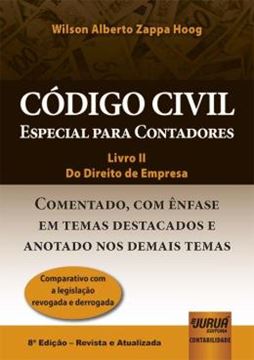 Imagem de CODIGO CIVIL - ESPECIAL PARA CONTADORES - LIVRO II - DO DIREITO DE EMPRESA