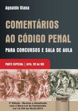 Imagem de COMENTARIOS AO CODIGO PENAL PARA CONCURSOS E SALA DE AULA