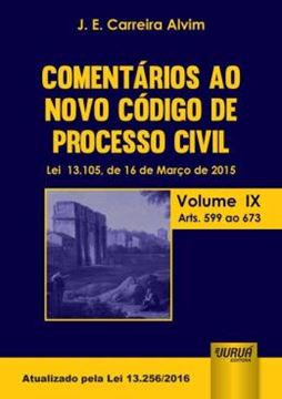 Imagem de COMENTARIOS AO NOVO CODIGO DE PROCESSO CIVIL - LEI 13.105, DE 16 DE MARCO DE 2015